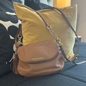 Michael Kors Brown Leather Crossbody Bag